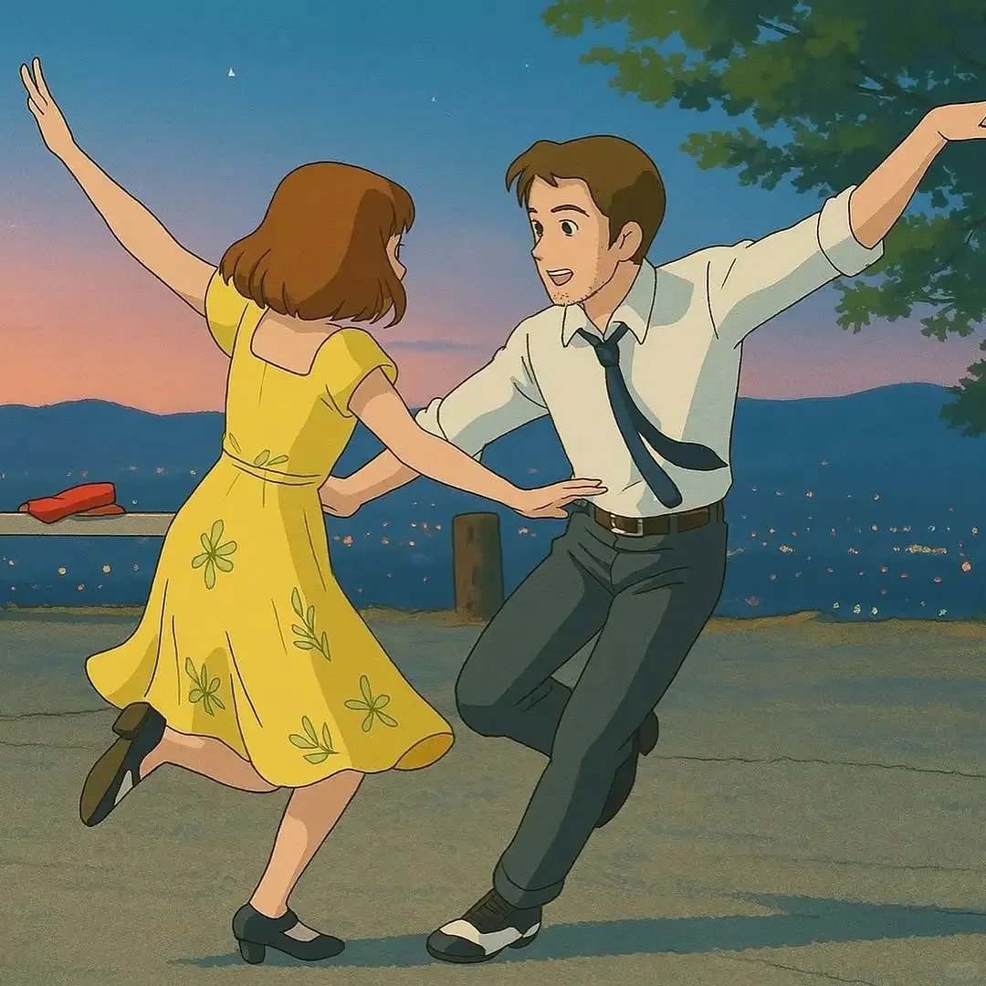 Ghibli Style Forest scene